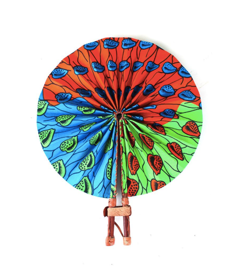 Cowrie Shell Folding Hand Fan - Harambee Crafts 