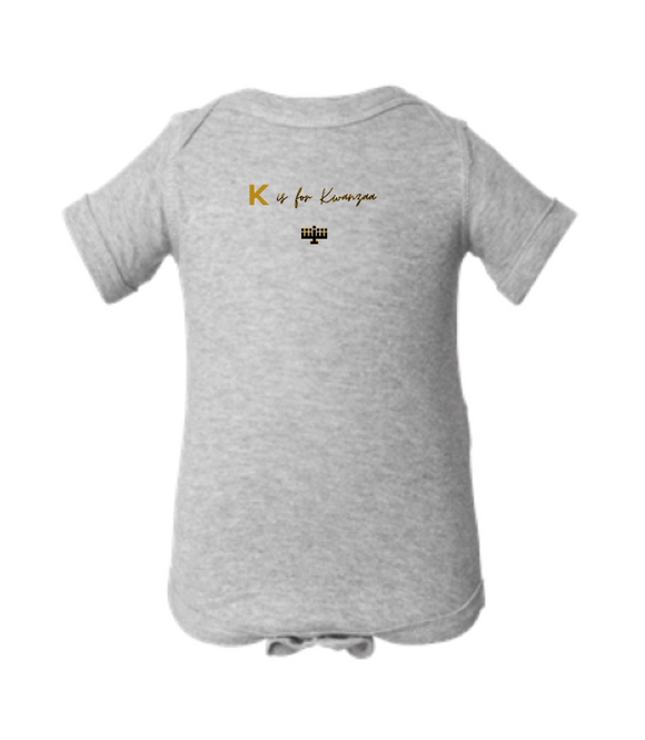K is for Kwanzaa Onesie - Harambee Crafts 