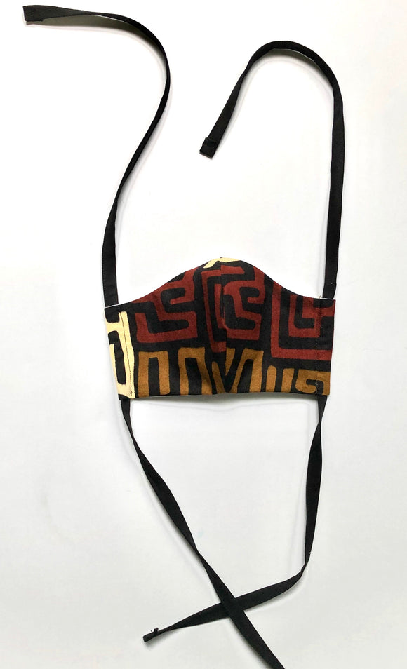 Adult Face Mask with Filter Pocket (Drawstring) - Harambee Crafts 
